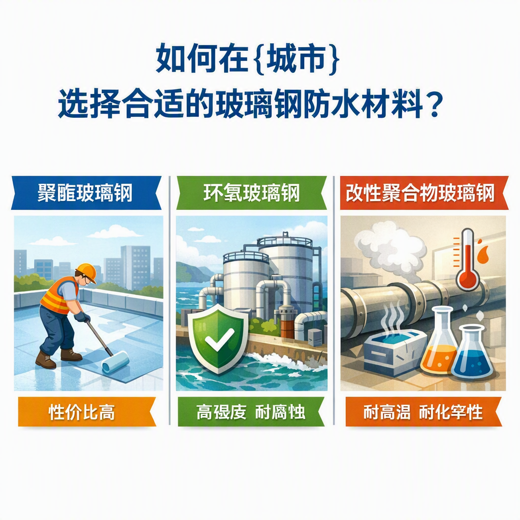 如何在鹰潭选择合适的玻璃钢防水材料?