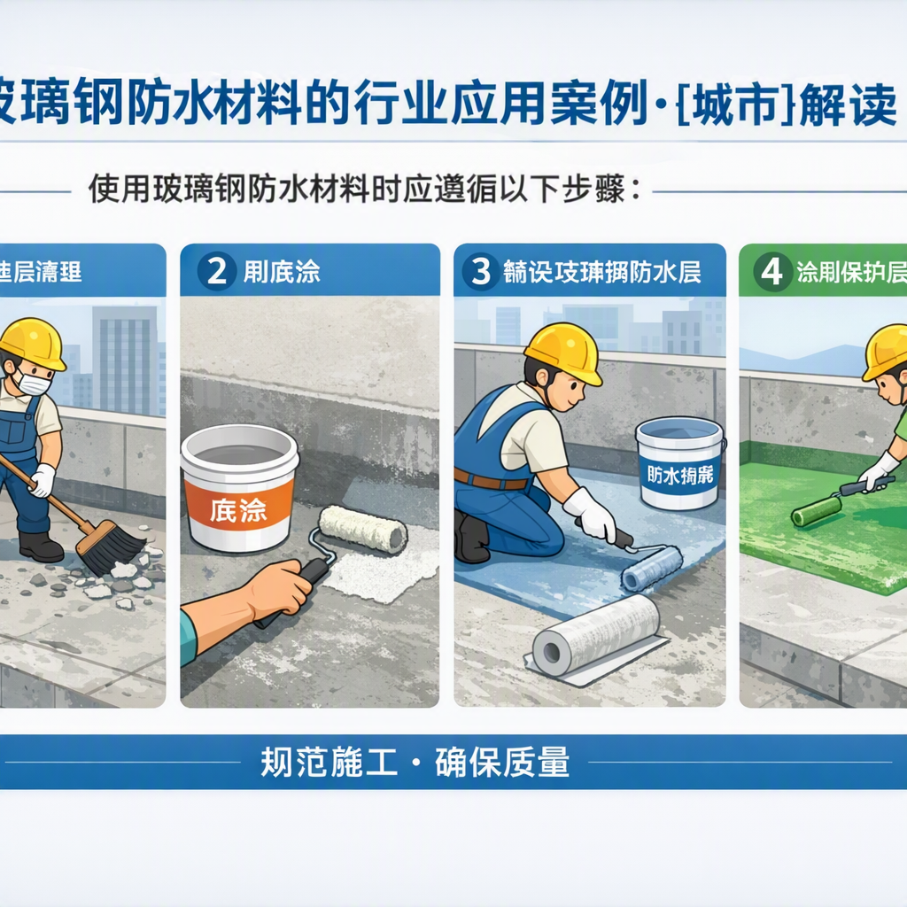 玻璃钢防水材料的行业应用案例,鹰潭解读
