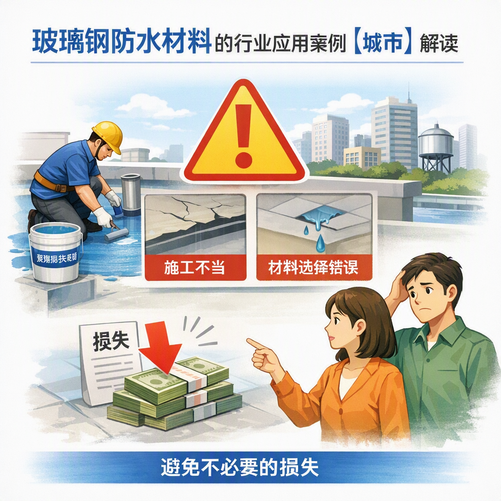 玻璃钢防水材料的行业应用案例,鹰潭解读