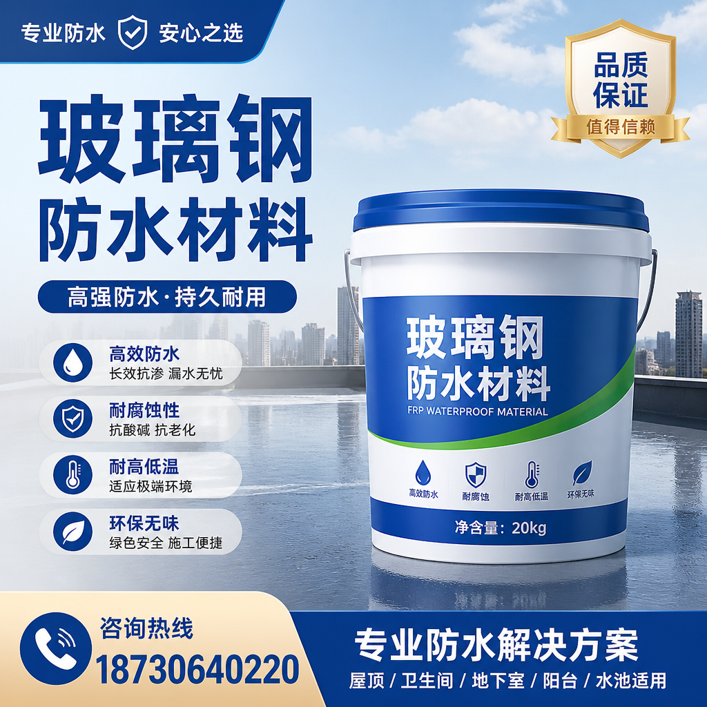 了解玻璃钢防水材料的市场趋势,鹰潭 企业不可不知
